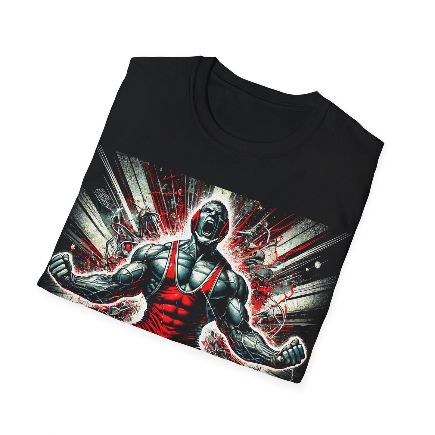 Aggressive Wrestling T-Shirt - Prepared To Dominate