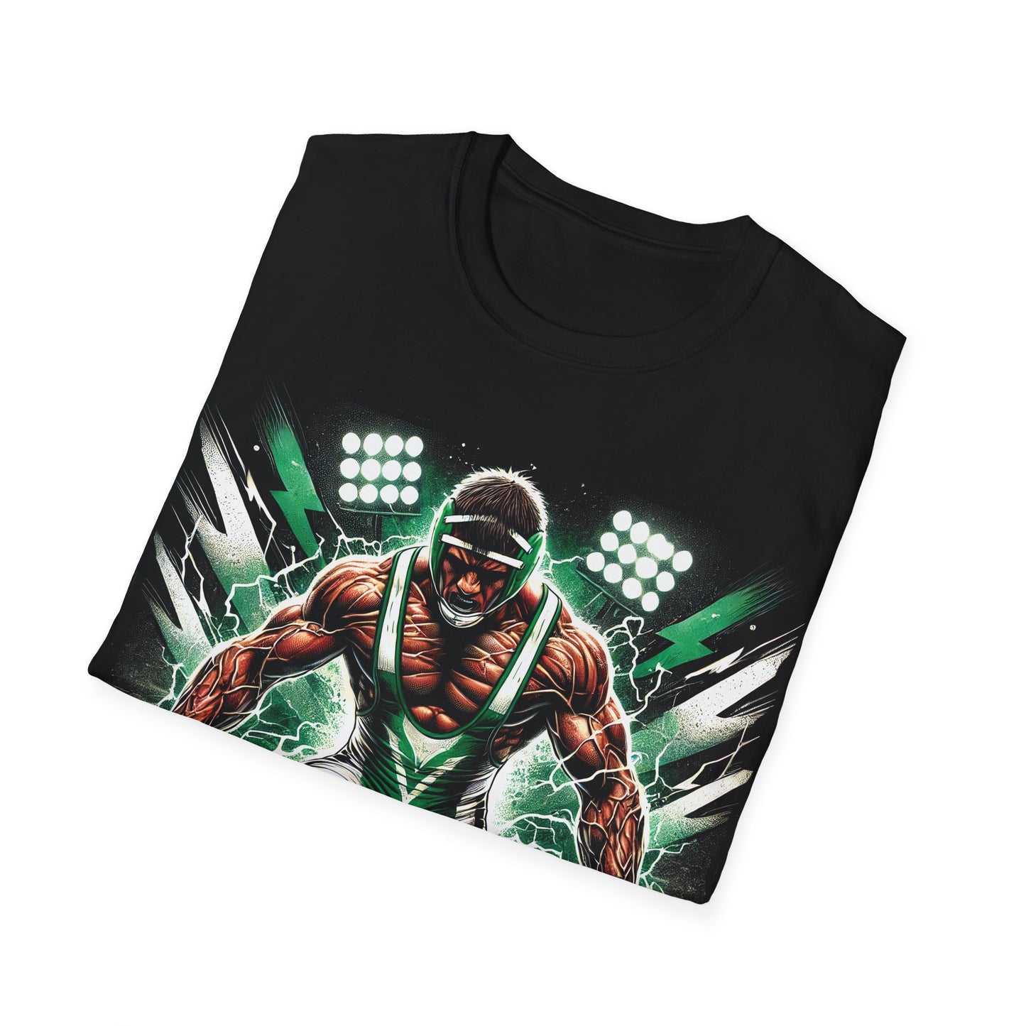Unleash the Beast: Hard Work Lives Here Wrestling T-Shirt - Epic Power and Determination