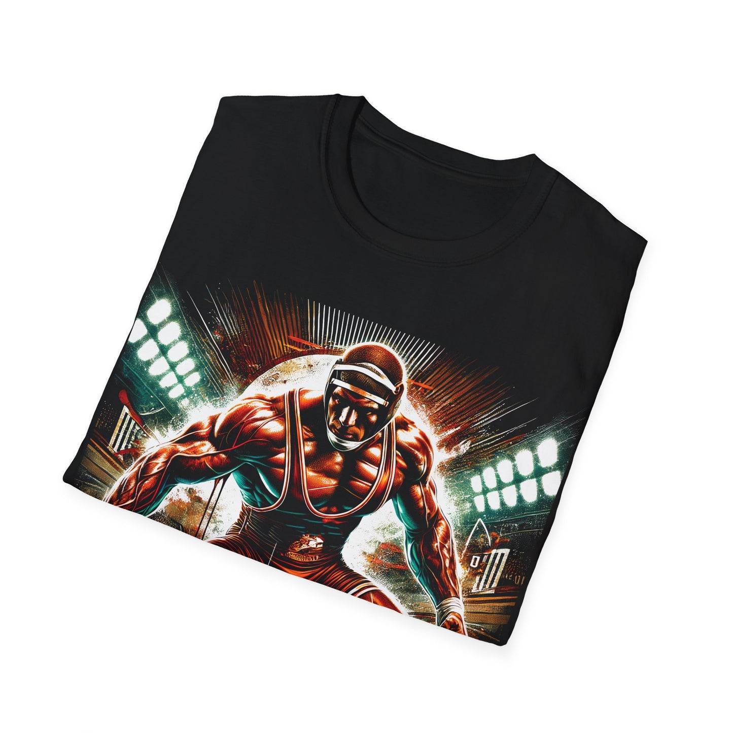 Blood, Sweat, Respect Wrestling T-Shirt - Intense Athlete Design for True Warriors