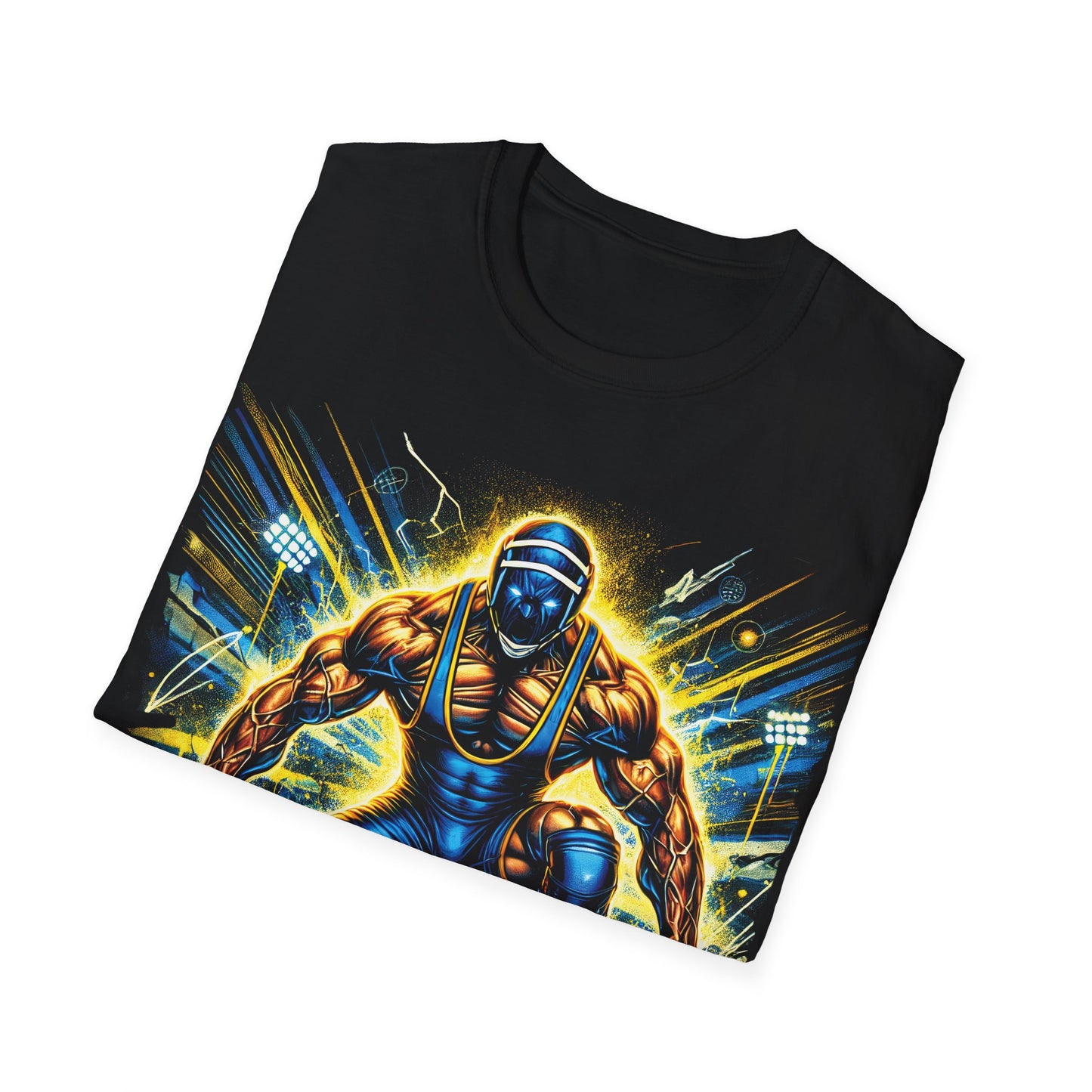 Mat Time, Grind Time Wrestling T-Shirt - Explosive Athlete Design for Champions
