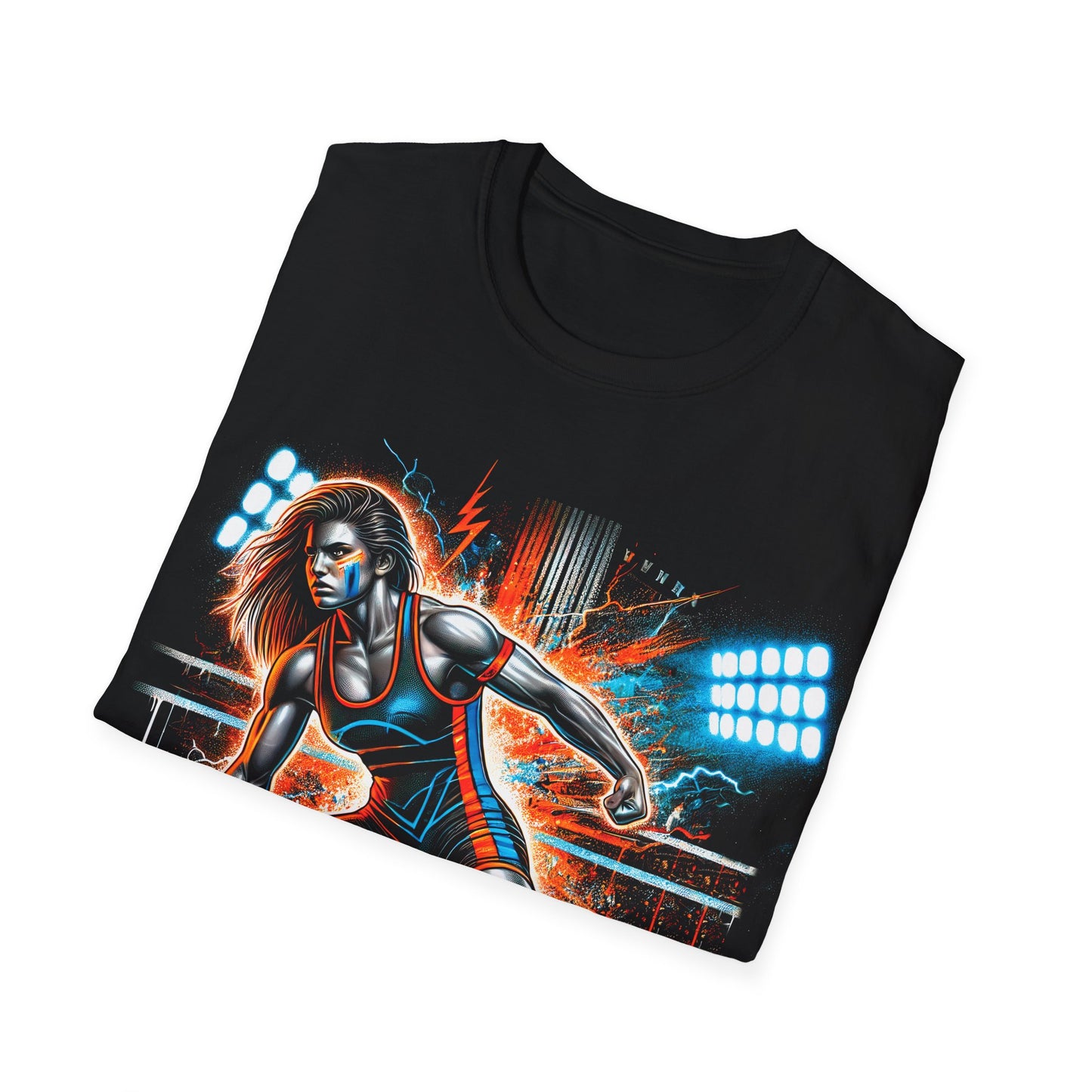 Taking It to the Mat Wrestling T-Shirt - Fierce Female Athlete Design