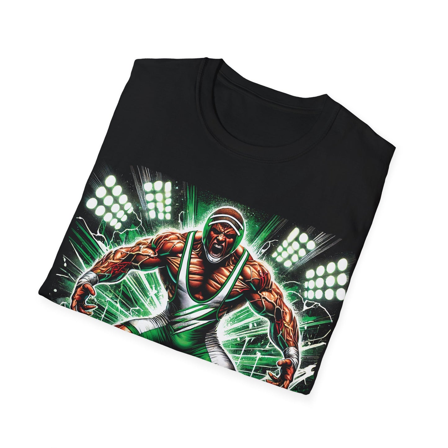 Hard Work Lives Here Wrestling T-Shirt - Intense Wrestling Design
