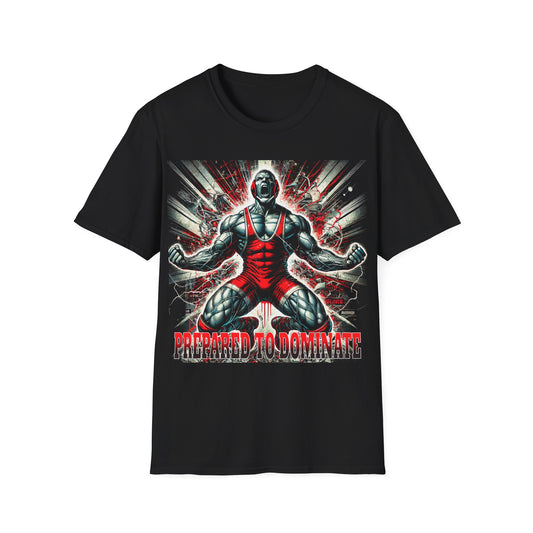 Aggressive Wrestling T-Shirt - Prepared To Dominate