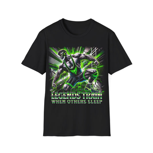 Wrestling T-Shirt Legends Train When Others Sleep Unisex Softstyle Tee