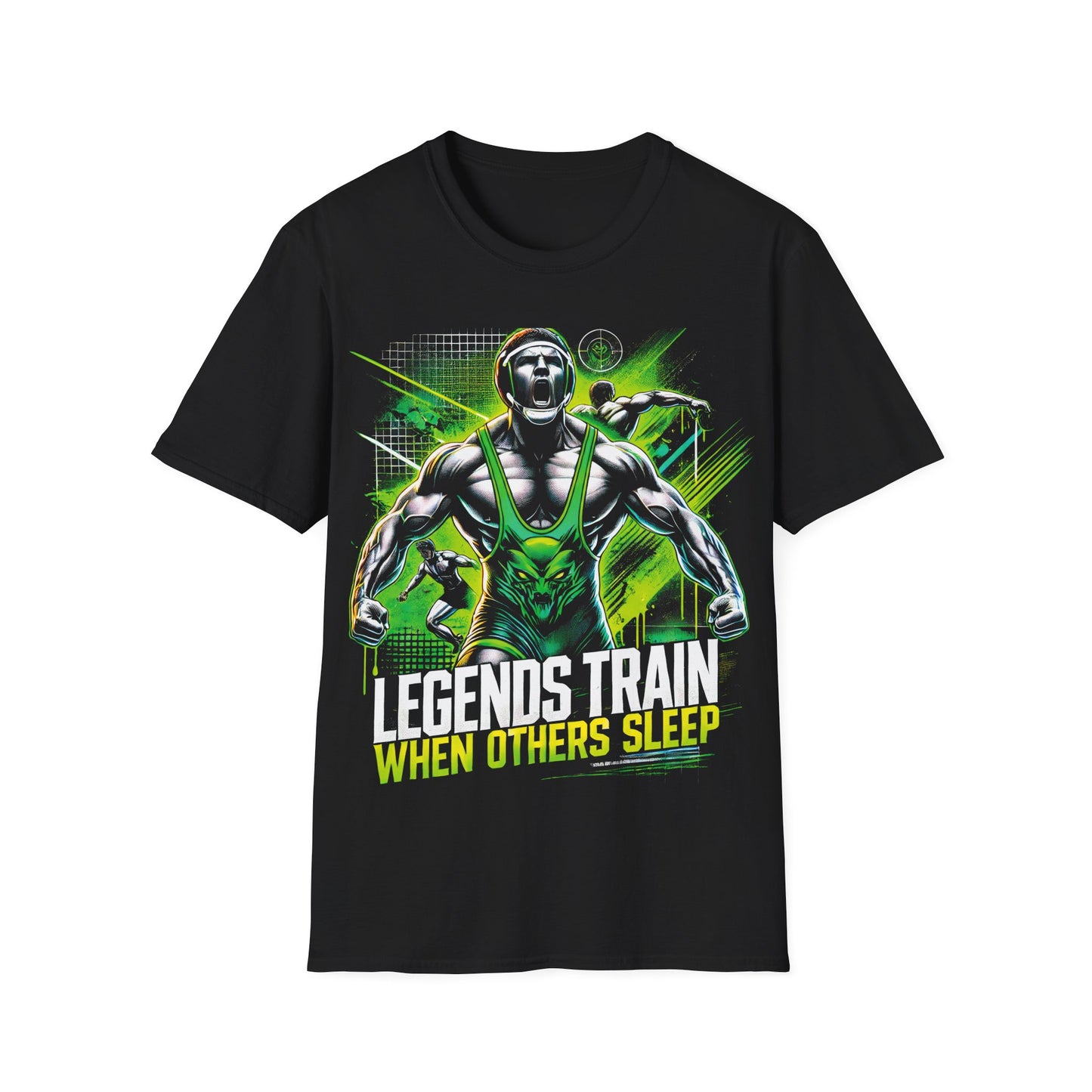 Wrestling T-Shirt - Legends Train When Others Sleep
