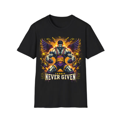 Earned, Never Given Wrestling T-Shirt - Fierce Champion Design for Relentless Athletes