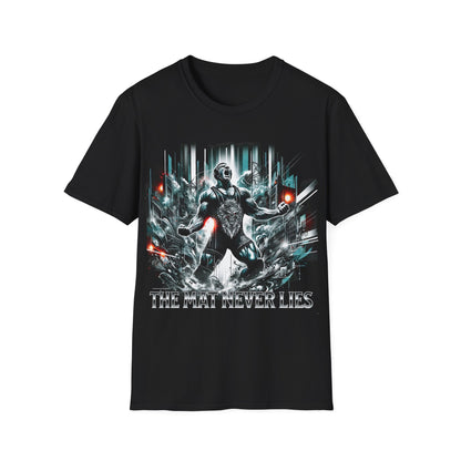 Wrestling T-Shirt - THE MAT NEVER LIES - Unisex Softstyle