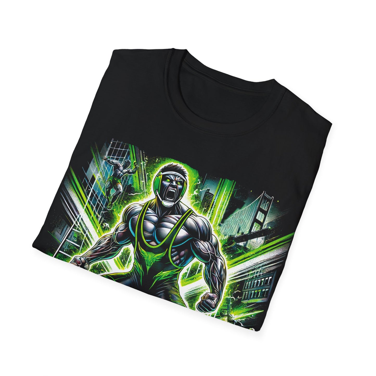 Wrestling Legends Softstyle T-Shirt - 'LEGENDS TRAIN WHEN OTHERS SLEEP'